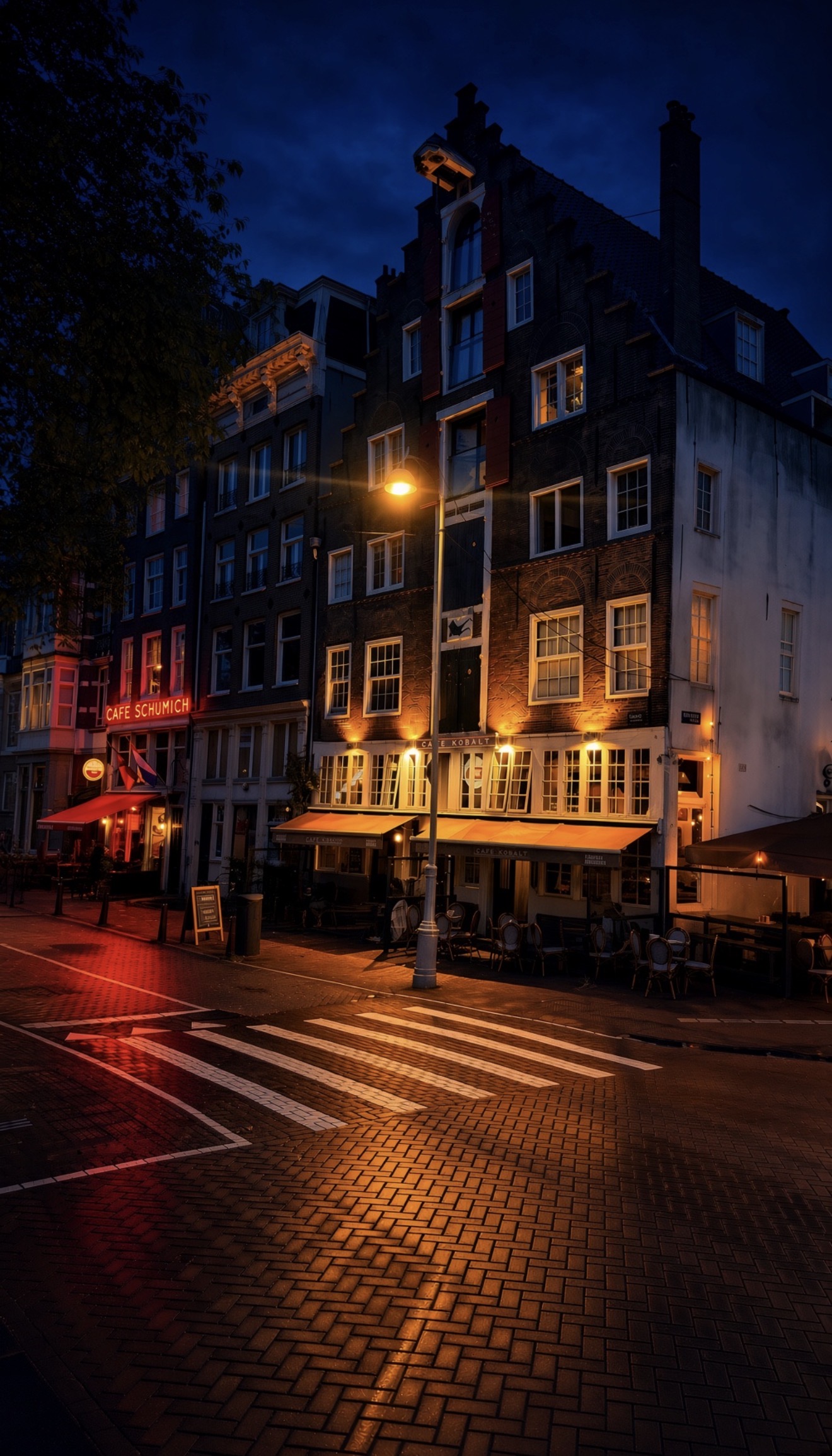 Vrienden aan de borrel bij Café Kobalt