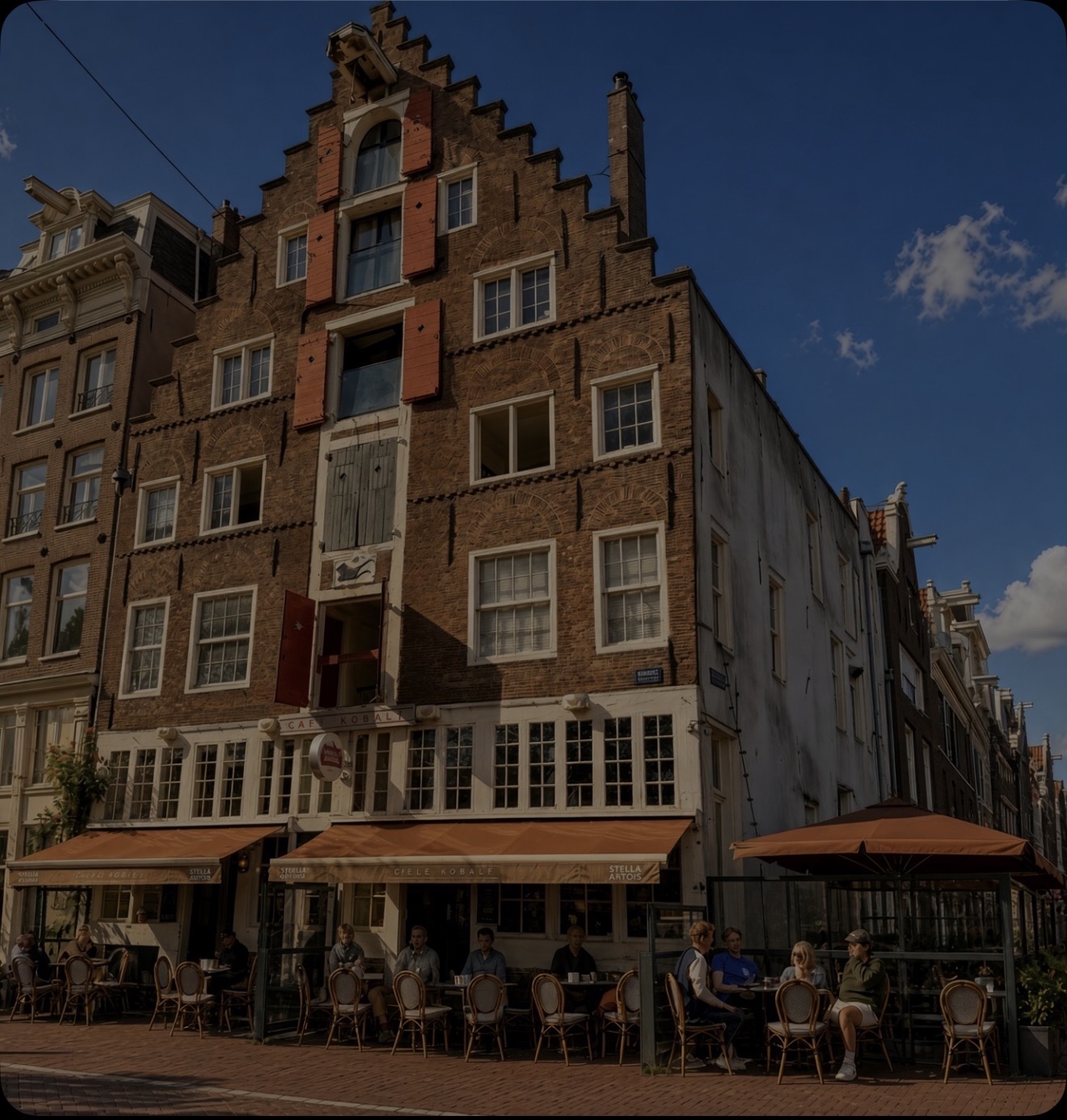 De bar van Café Kobalt
